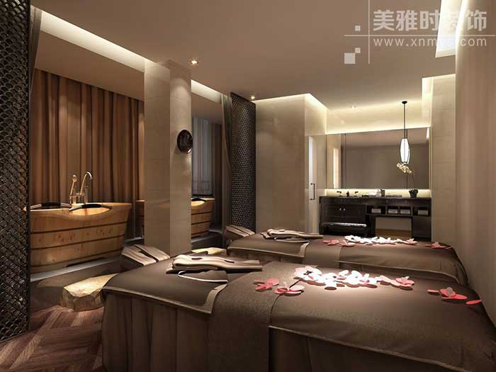 采用暖色调进行美容院装修设计更加吸引客户